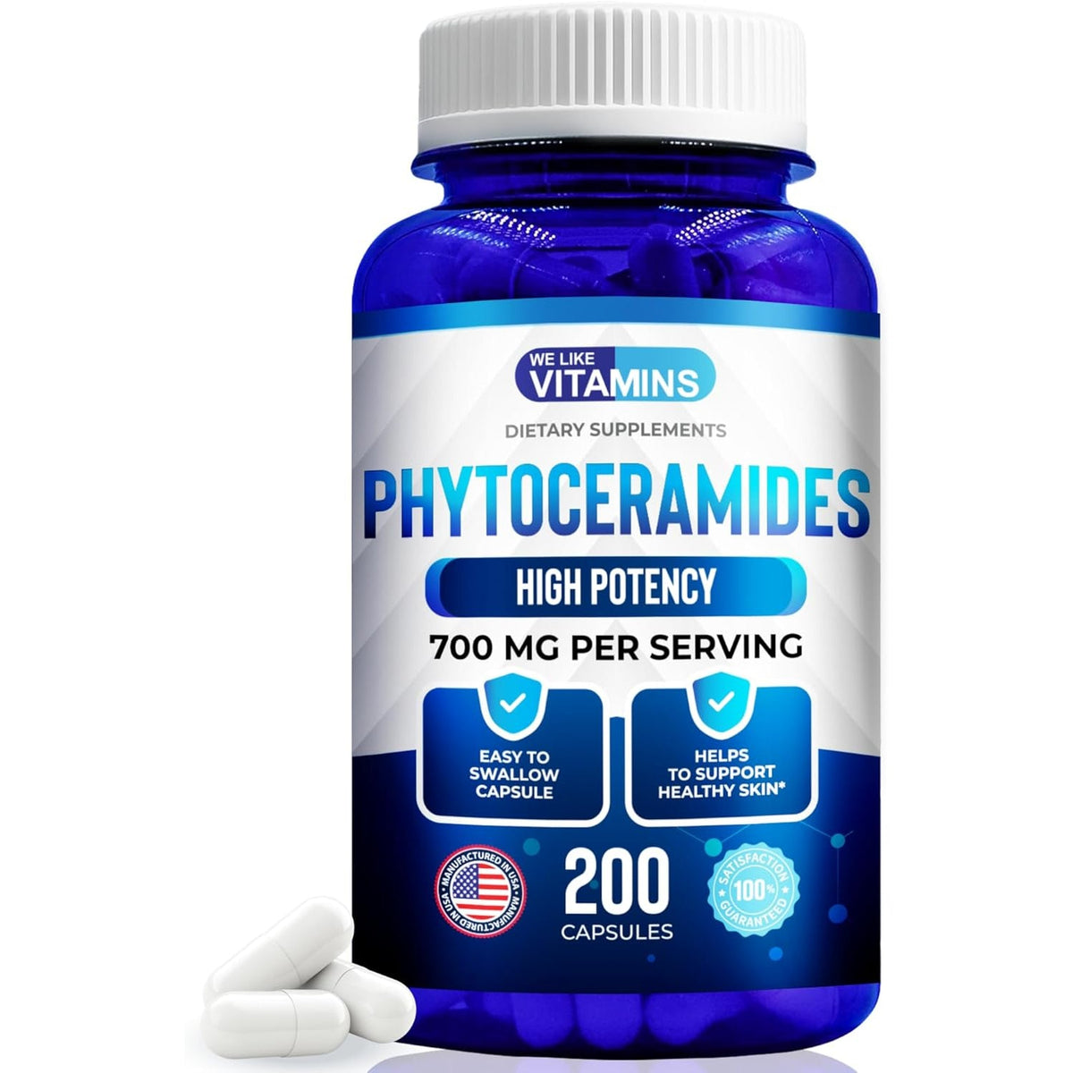 We like Vitamins Phytoceramides 700Mg - 200 Capsules All Natural Wheat Free and Plant Based - Phytoceramide Supplement - Skin Supplement for Women - Ceramides for Skin Hydration, Repair, Rejuvenation