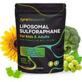 Liposomal Sulforaphane Gummies - 150Mg Broccoli Sprout Extract with Vitamins Supplement for Kids Adults - Antioxidant Cellular Health & Liver Detox Support - Non-Gmo Vegan Sugar-Free