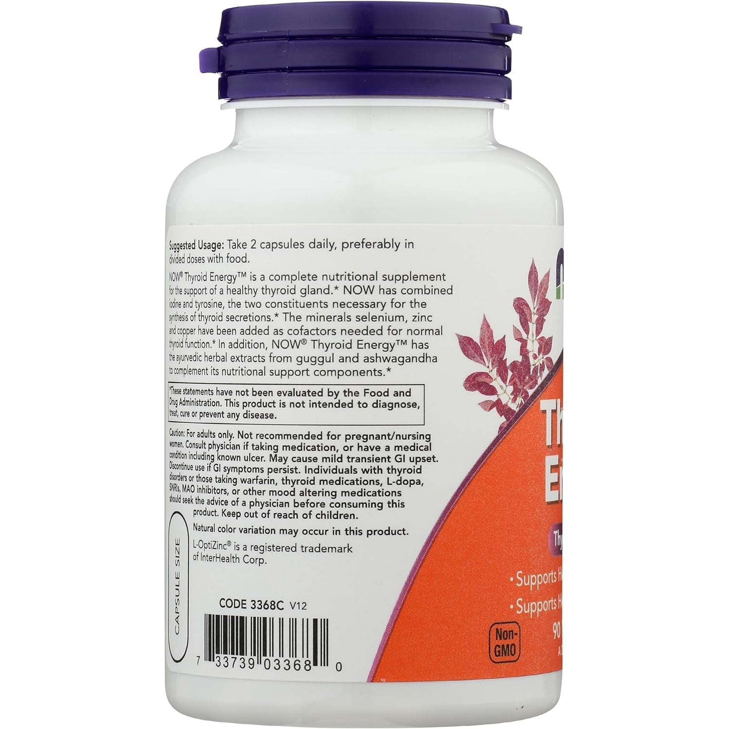 Now Foods Thyroid Energy, 90 CT