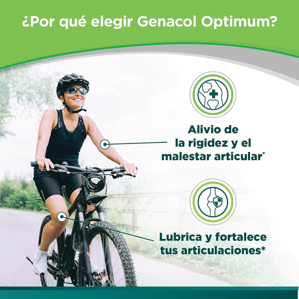 Genacol Optimum – Glucosamine, Chondroitin, MSM & Ultra-Hydrolyzed Collagen Joint Supplement, Complete Formula for Joints and Cartilage, 180 Tablets (60-Day Supply)