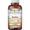 Amazing Formulas Rutin 500 Mg Tablets Supplement - Non-Gmo - Gluten-Free - Made in the USA - 1 Pack -100 Count