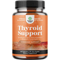 Natures Craft Herbal Thyroid Support Complex - Potent Kelp Iodine Supplement with L Tyrosine, Bladderwrack, Selenium & Ashwagandha for Hormone Balance - Mood & Energy Dietary Pills - 60 Count
