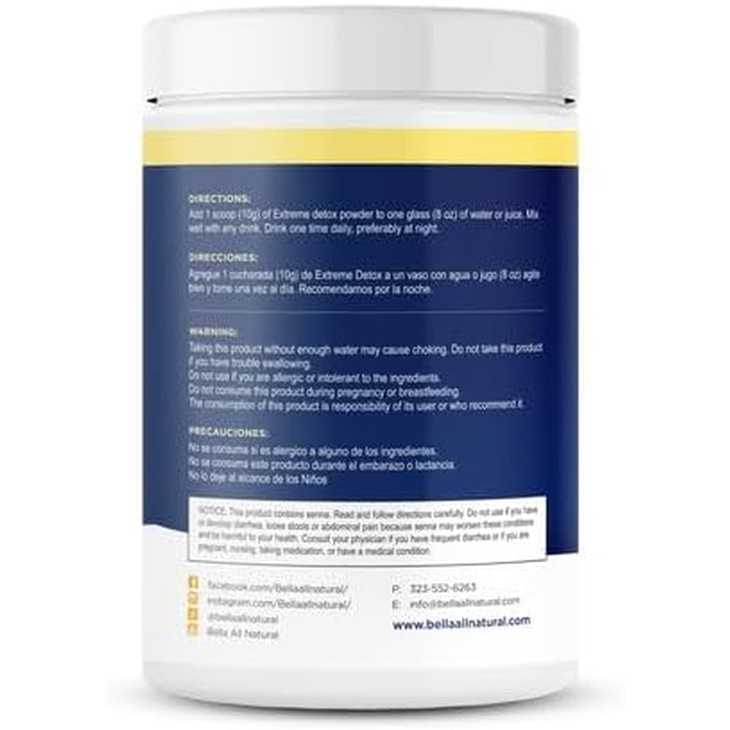 Bella All Natural Extreme Detox Powder (Pineapple)
