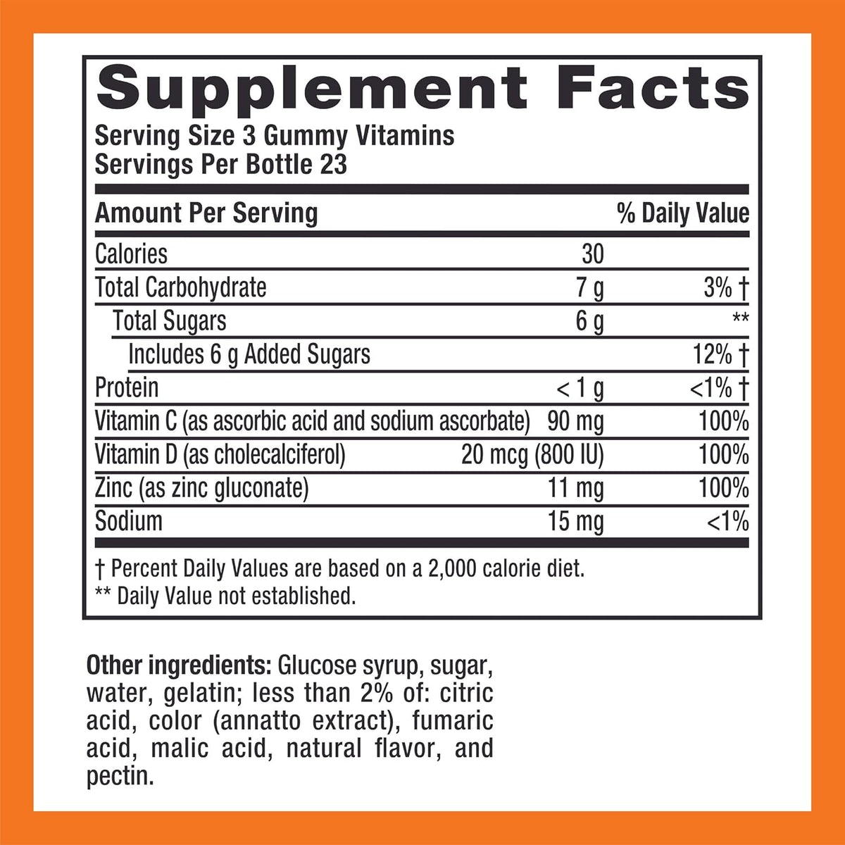 Zicam Daily Immune Support, Gummy Supplement, Zinc, Vitamin C and Vitamin D, Citrus Strawberry Flavor, 70 Count