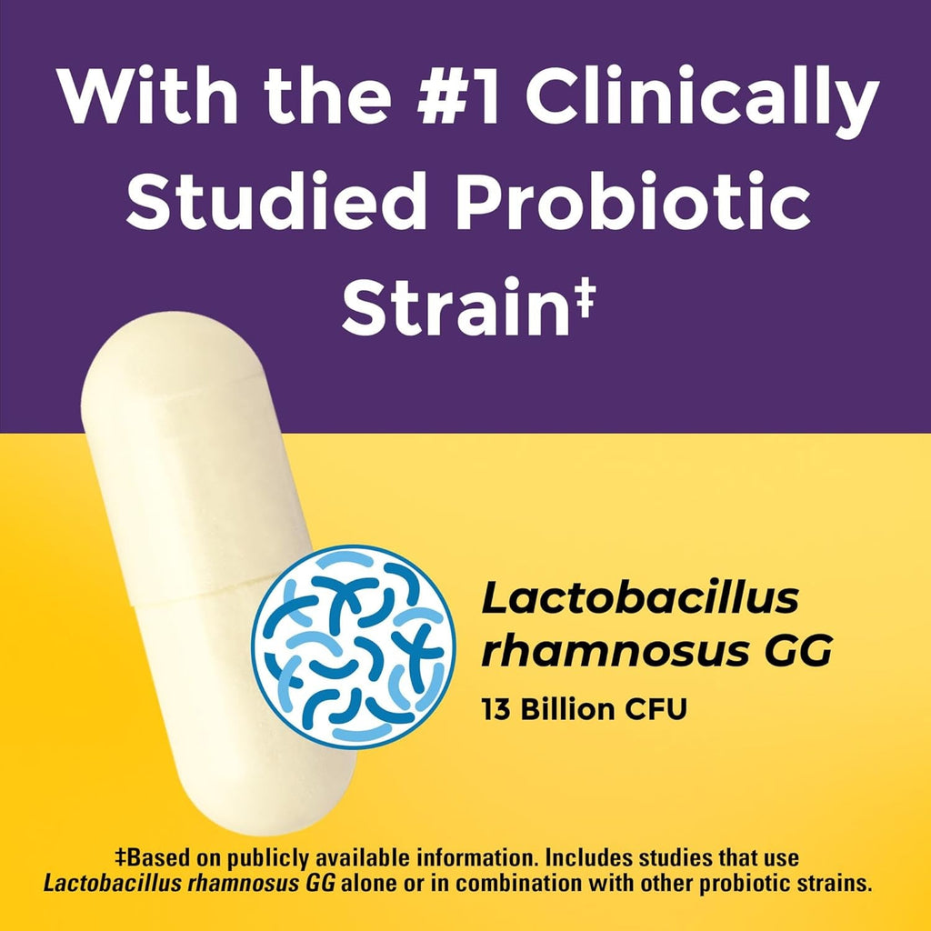Nature Made Probiotics for Digestive Health Extra Strength 15 Billion CFU from Live Cultures, Probiotics for Women and Men, 30 Probiotic Capsules, 30 Day Supply