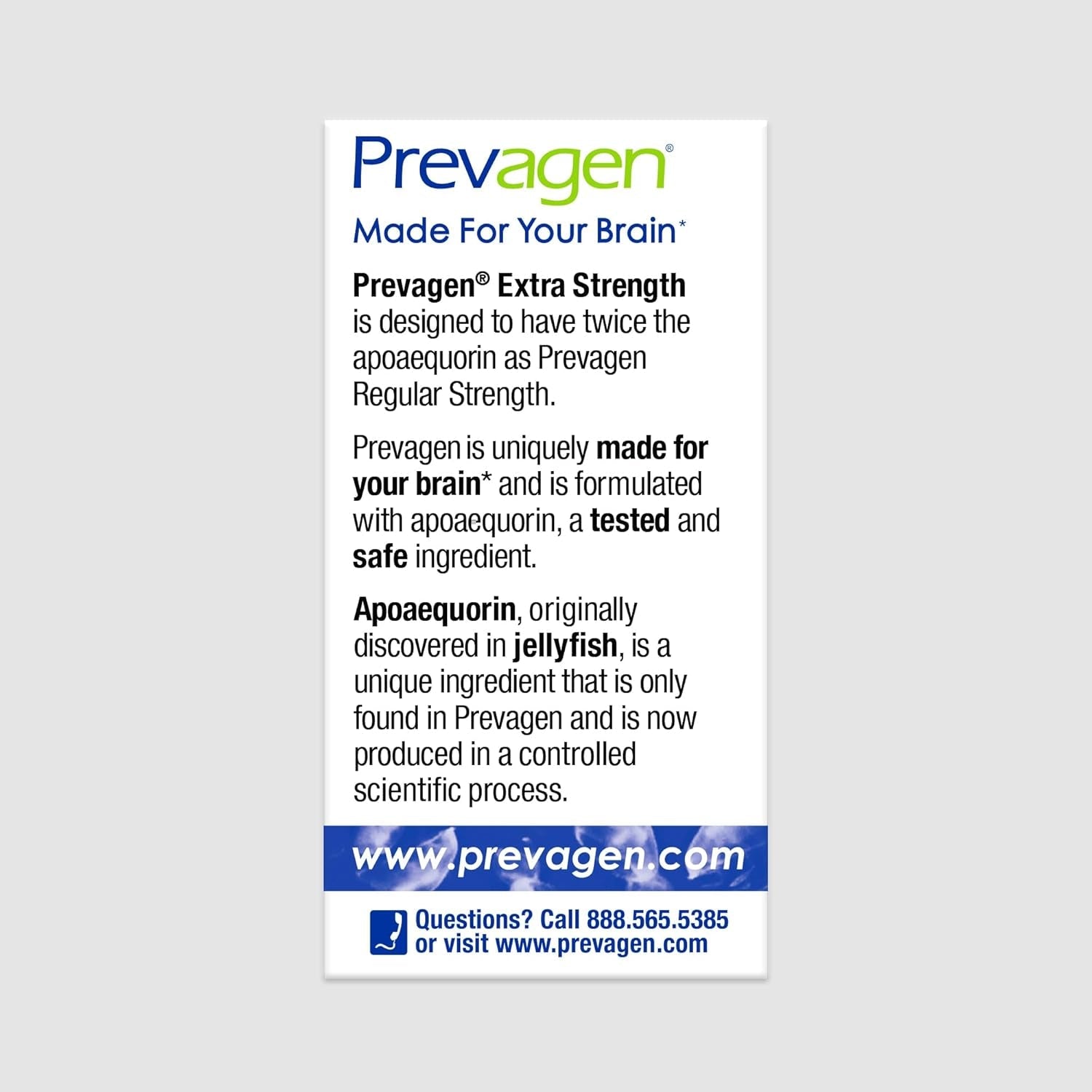 Prevagen Extra Strength - 60 Capsules (2 Month Supply) | Formulated for Your Brain | 20Mg of Apoaequorin plus Vitamin D3 with 7-Day Pill Minder