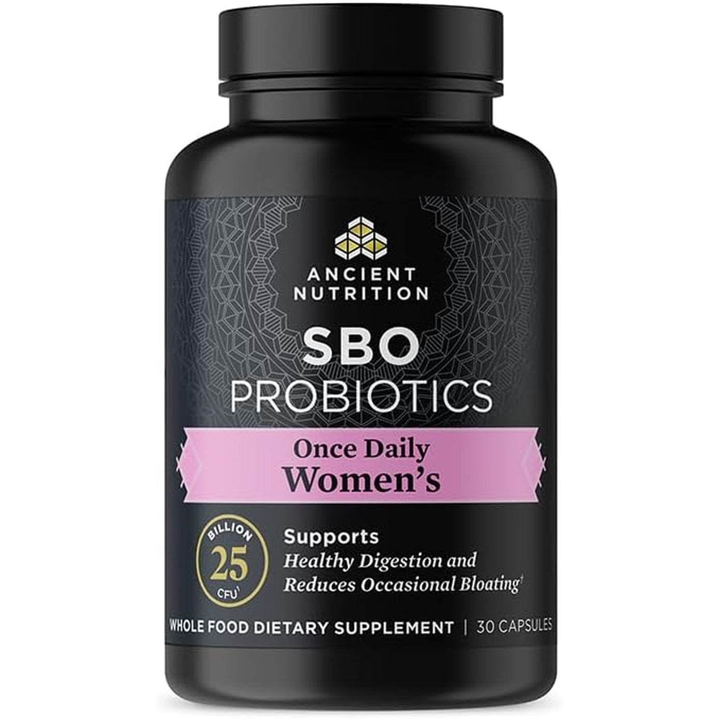 Ancient Nutrition Probiotics for Women, Once Daily Women'S Probiotics 30Ct, Digestive Support and Reduces Occasional Bloating, Made with Chaste Tree Berry and Amla Berry, 25 Billion Cfus*
