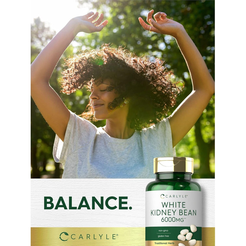 Carlyle White Kidney Bean | 200 Count | Non-Gmo & Gluten Free Extract