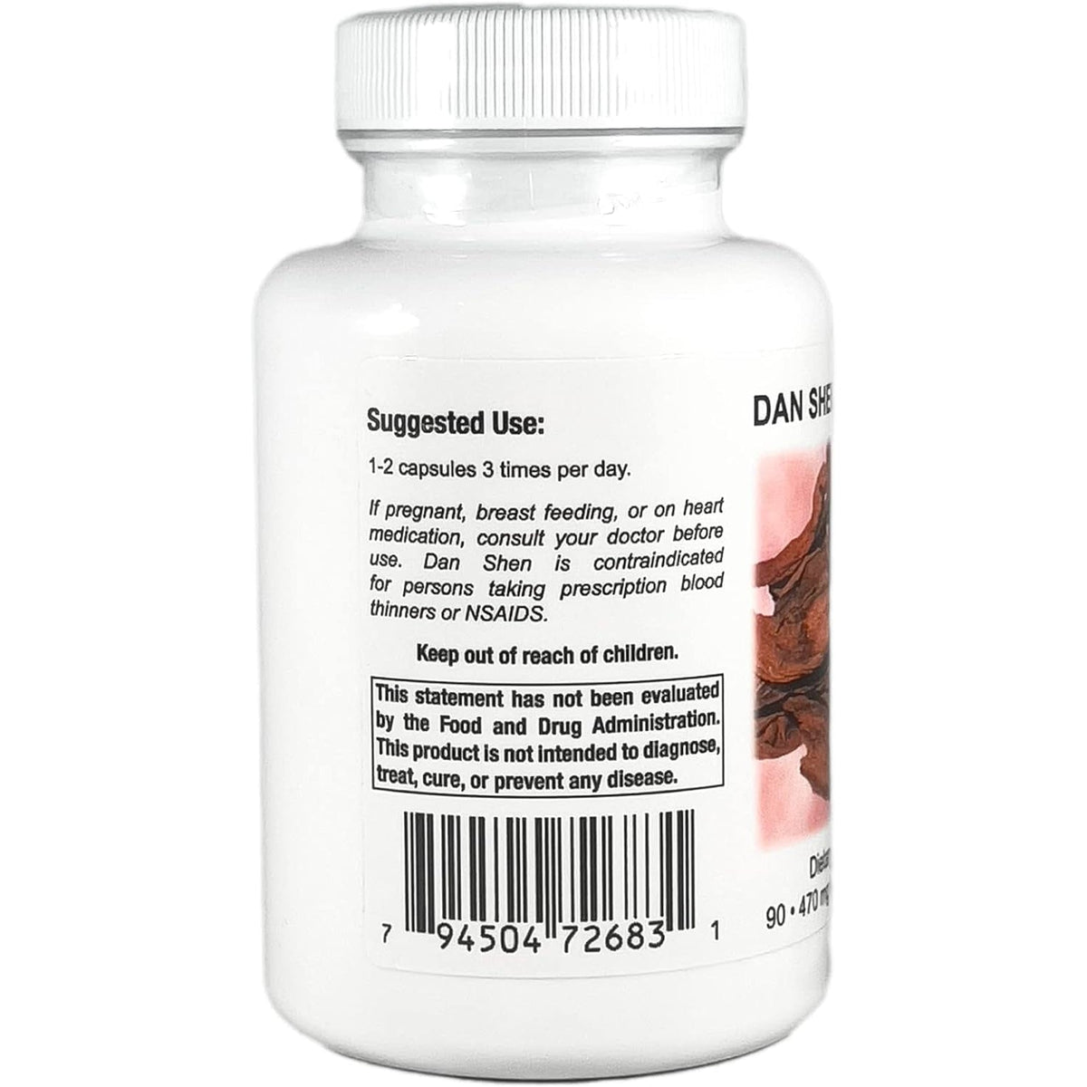 Supreme Nutrition Dan Shen Supreme, 90 Pure Red Sage Vegetarian Capsules