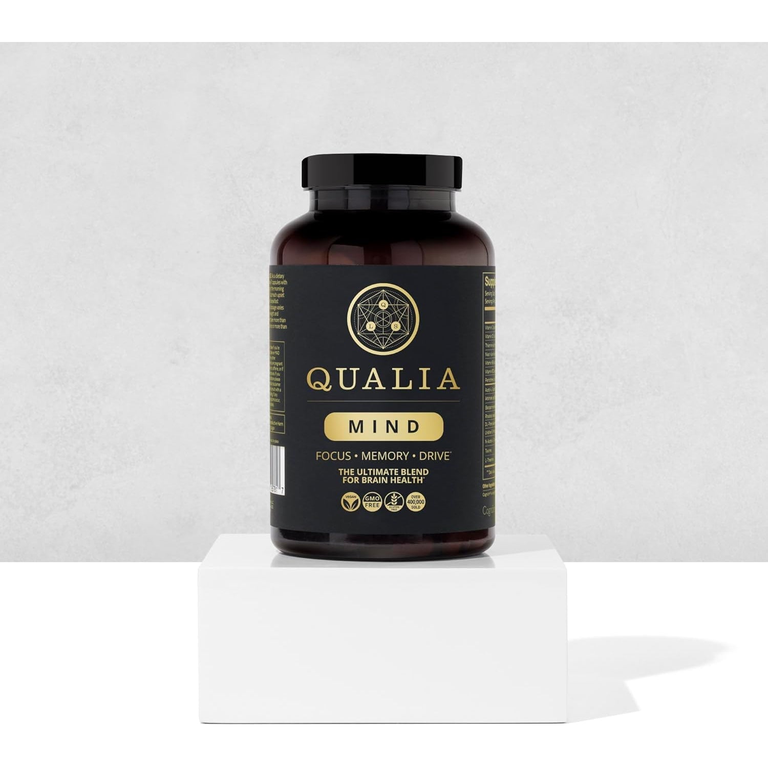Qualia Mind | the Ultimate Blend for Brain Health* | Doctor-Formulated Nootropic to Fuel Focus & Concentration* | Supports Long Term Brain Health| Maintain Drive & Productivity