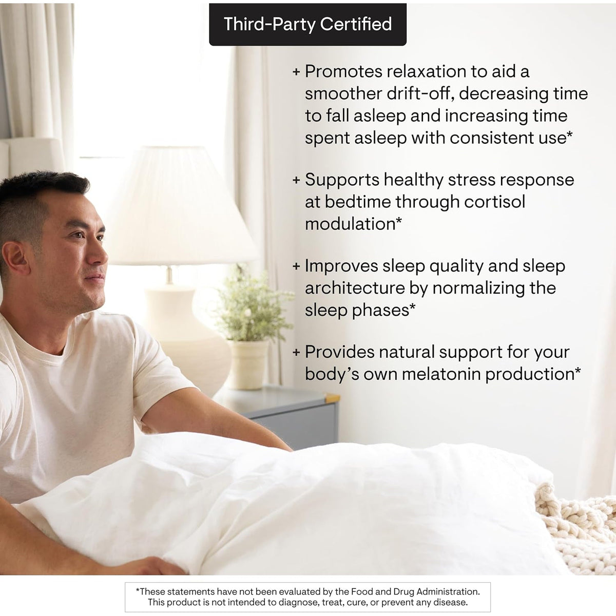 THORNE - Deep Sleep Complex - All-Natural Sleep Supplement - Supports Sleep Quality & All Phases of the Sleep Cycle* - with L-Theanine, Chamomile & Maizinol - Third-Party Certified - 60 Capsules