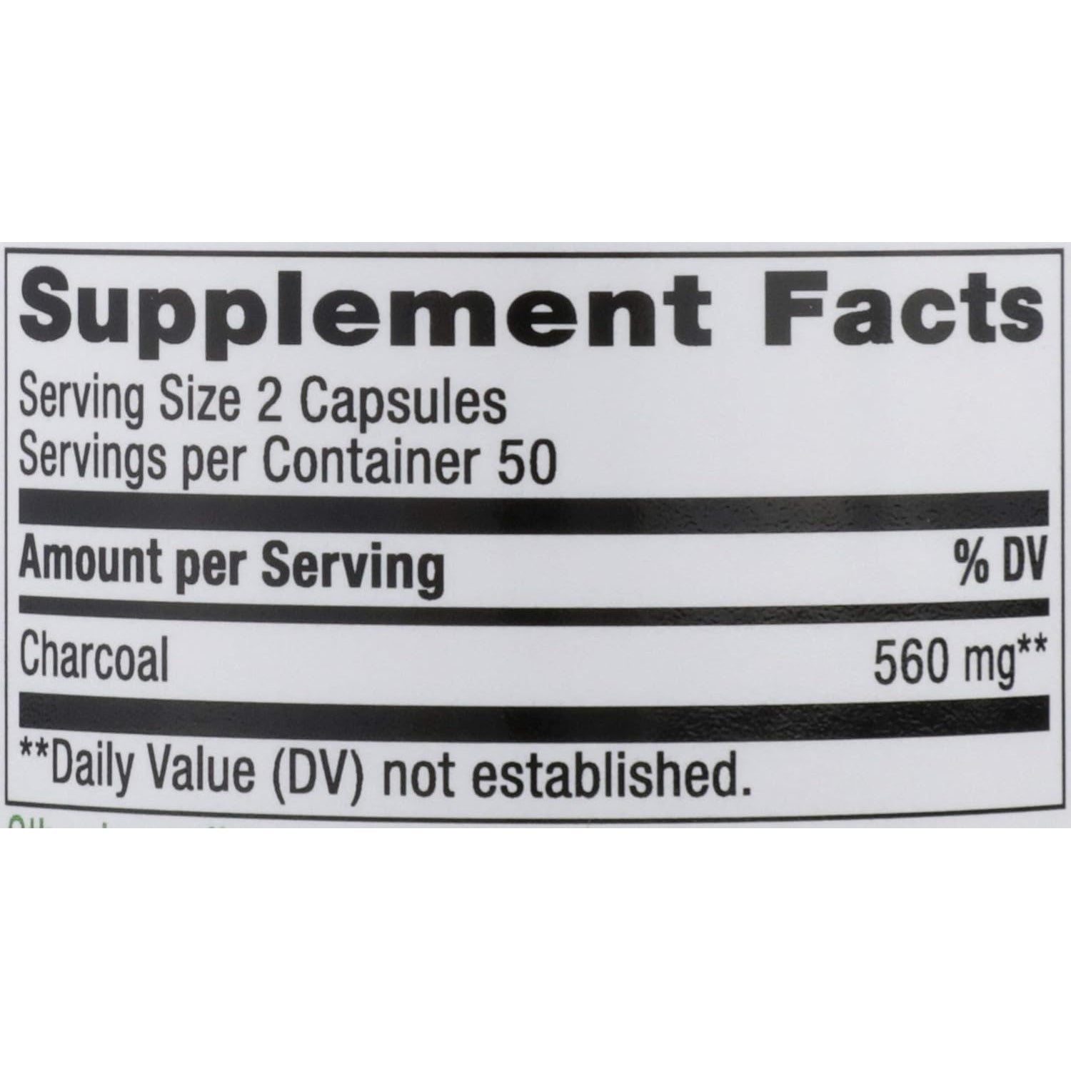 Nature'S Way Activated Charcoal - Charcoal Supplement That Binds Unwanted Materials & Gas* - Alternative to Powder - Gluten-Free & Dairy-Free - 100 Count