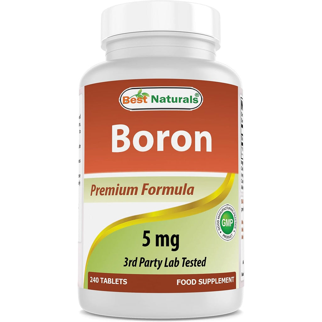 Best Naturals Boron Supplements 5 Mg 240 Tablets (240 Count (Pack of 1))
