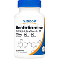 Nutricost Benfotiamine 300Mg, 90 Capsules - Gluten Free, Non-Gmo, and Vegetarian Friendly Fat Soluble Vitamin B1