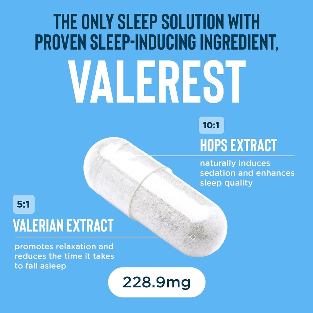 Relaxium Sleep Aid for Adults - Melatonin 5Mg with Magnesium Glycinate, Valerest & Ashwagandha - Non-Habit Forming Sleep Support for Falling Asleep & Staying Asleep (30-Day Supply)