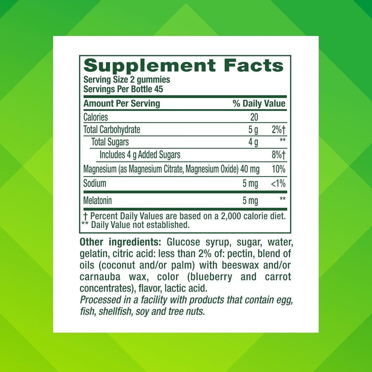 Vitafusion Melatonin Gummies | 5Mg | 90 Count | Gummy with Magnesium for Adults | Berry Flavor | Gluten and Dairy-Free Supplement