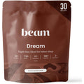 Beam Dream Sleep Powder – Sleep Aid for Adults with Melatonin, Magnesium, L-Theanine, Reishi Mushroom & Apigenin Sleep Supplement, Sleepy Cocoa Bedtime Drink Mix, Brownie Batter Flavor, 30 Servings