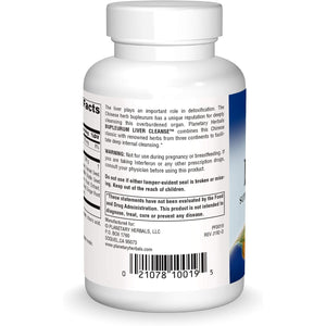 Planetary Herbals Bupleurum Liver Cleanse 545Mg - with Calcium, Cypress Rhizome, Ginger & More - 72 Tablets