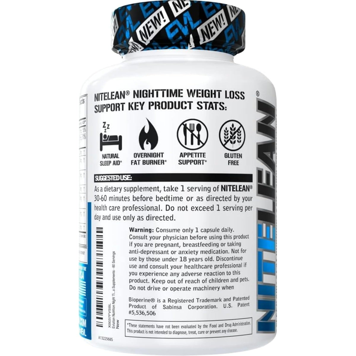 Night Time Fat Burner for Weight Loss Support - Belly Fat Burner for Men & Women with Green Tea and White Kidney Bean Extract - Nighttime Metabolism Booster & Sleep Optimizer to Help Stubborn Fat Loss