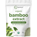Micro Ingredients Organic Bamboo Extract Powder, 8Oz (378 Servings) | Bamboo Plant Silica & Mineral Supplements | Natural Stem & Leaf Extract | Non-Gmo, Gluten Free, Vegan Friendly