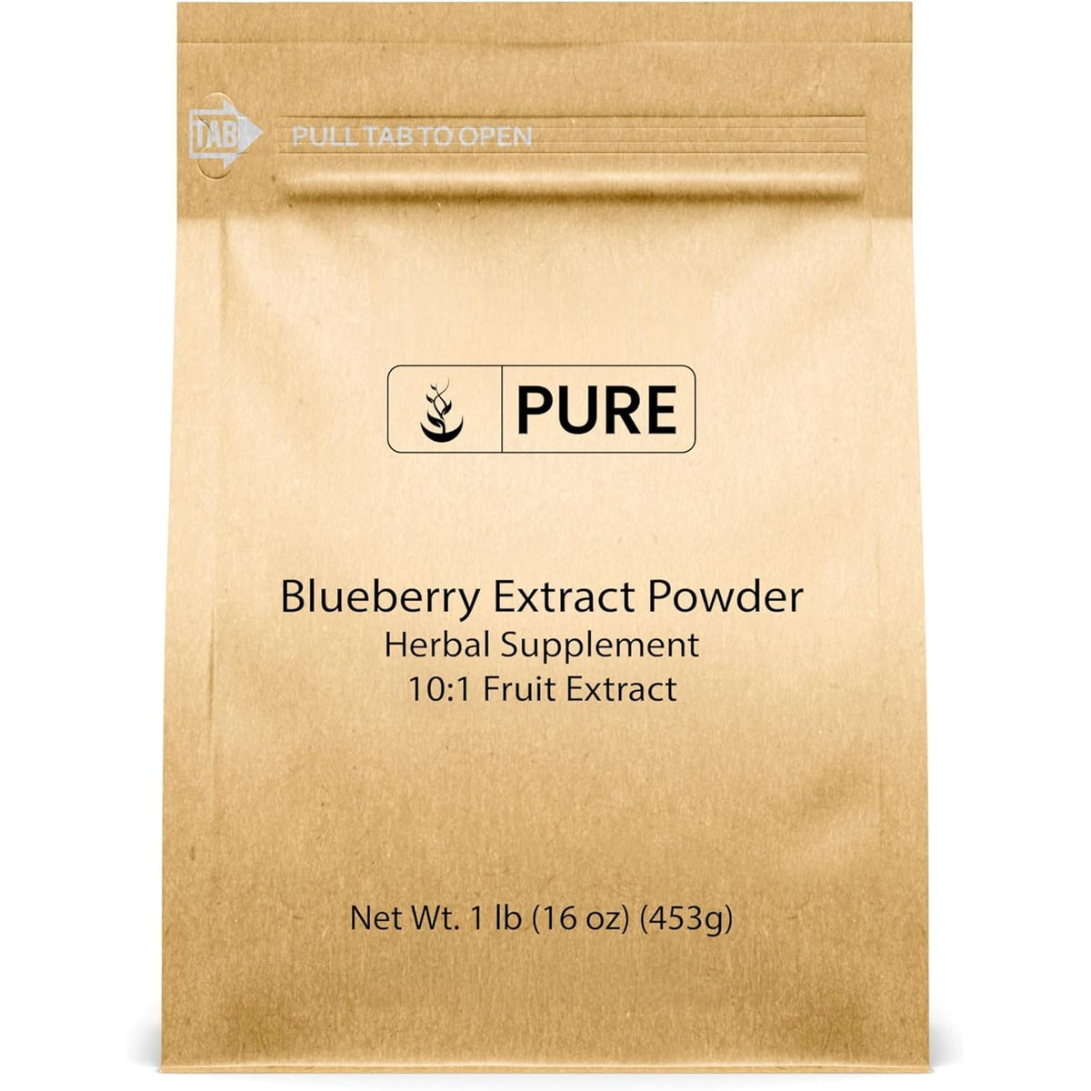 PURE ORIGINAL INGREDIENTS Blueberry Extract Powder (1 Lb) Pure Herbal Supplement Extract Powder
