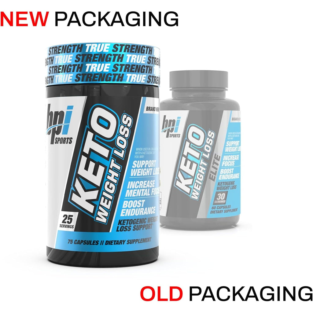 BPI Sports Keto Weight Loss Elite – Burn Fat for Fuel, Control Appetite, Increased Energy, & Mental Focus – Keto Diet Fat Burners for Women & Men – 25 Servings