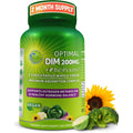 Optimal DIM 200Mg Supplement for Women and Men - Made with Organic Whole Foods - Estrogen & Hormone Balance Support Diindolylmethane Complex - Maximum Absorption Delayed-Release Capsules - 60 Count