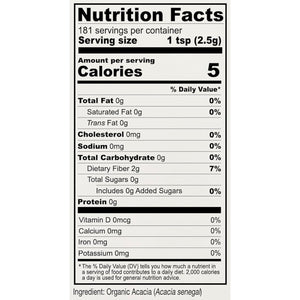 Anthony'S Organic Acacia Senegal Powder, 1 Lb, Batch Tested Gluten Free, Non GMO, Soluble Fiber, Prebiotic