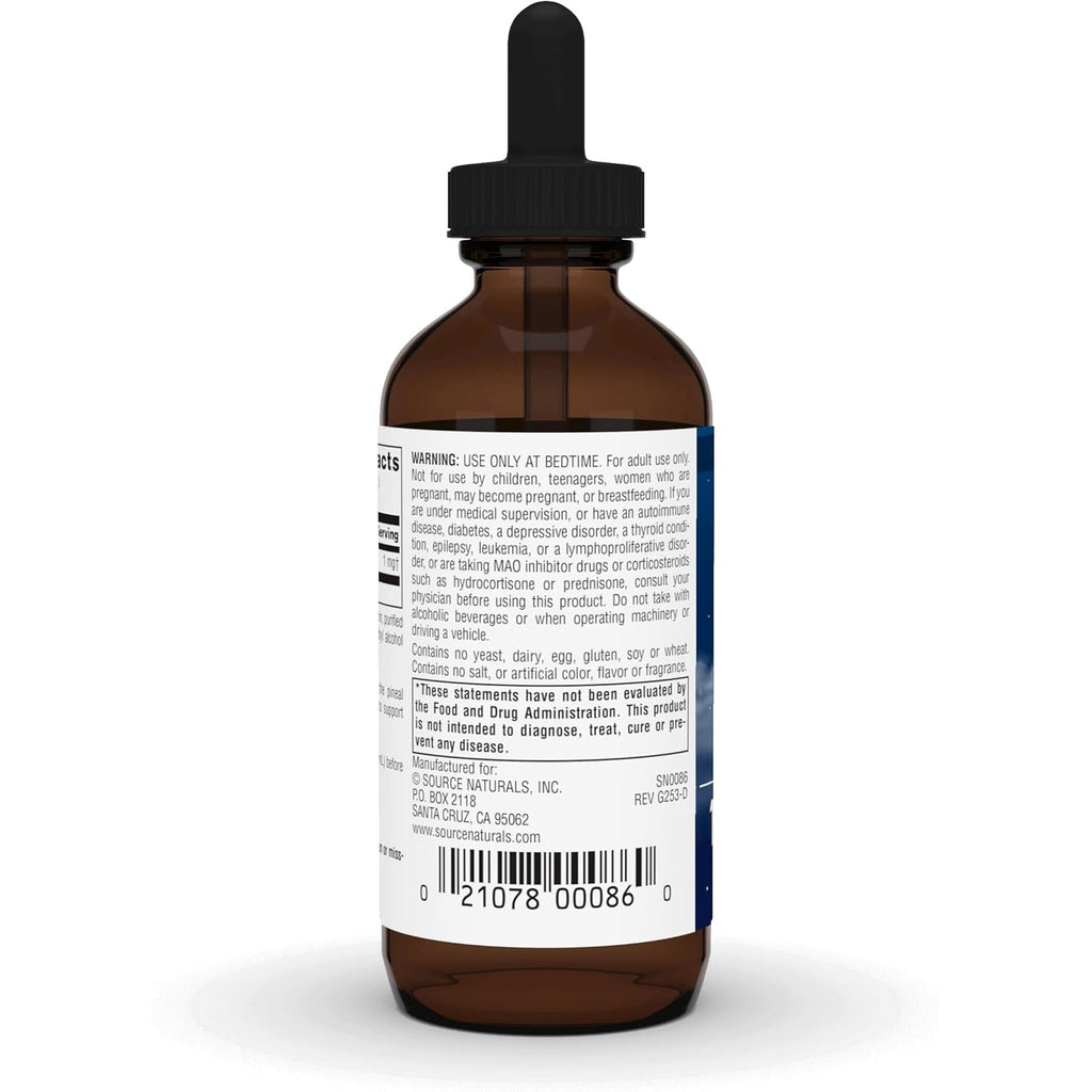 Source Naturals Melatonin* - 1 Mg, 2 Fluid Oz