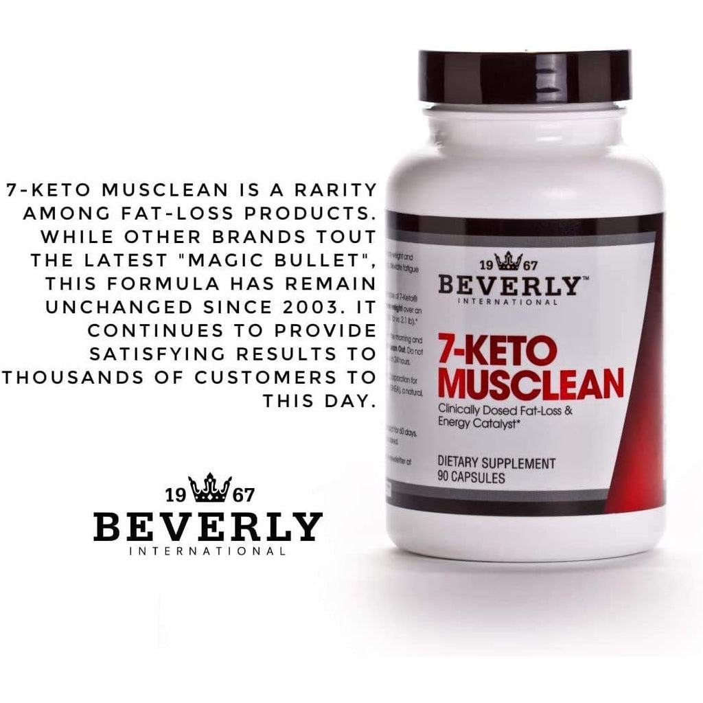 7-KETO Musclean. Lose up to 3X as Much Body Fat without Losing Muscle Tone. Potent Thermogenic DIET Pill for Men & Women. Boost Fat-Burning Metabolism. KETO DIET - Reduce Overeating. 90 Caps