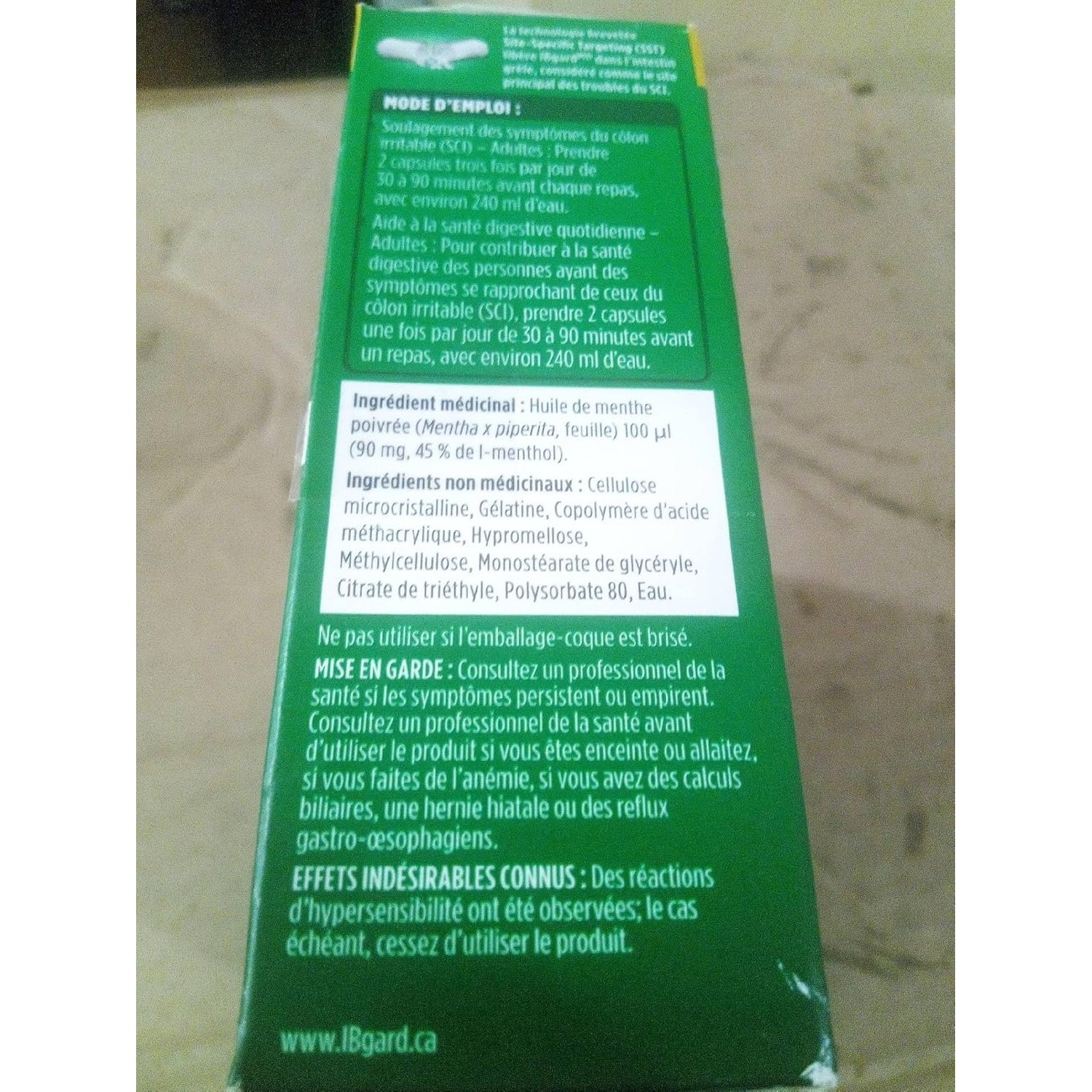 Ibgard Daily Gut Health Support Dietary Supplement, 96 Capsules (Packaging May Vary)