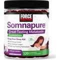 Force Factor Somnapure Gummies with Melatonin for Adults, Non-Habit-Forming Sleep Aid Supplement for Deep Sleep, Stay Asleep Longer, Wake up Refreshed, Dream Berry Flavor, 120 Count (Pack of 1)