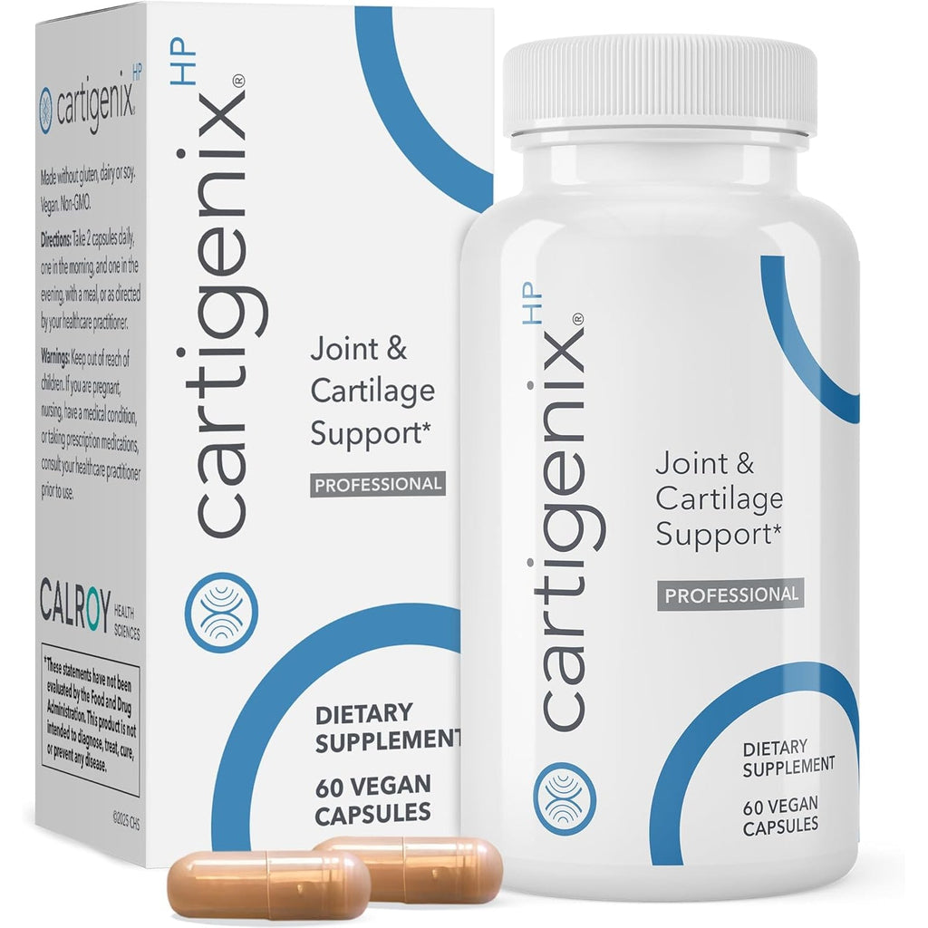 Calroy Cartigenix HP Joint & Cartilage Support Supplement - for Men and Women - Supports Flexibility, Mobility & Comfort – 60 Vegan Capsules