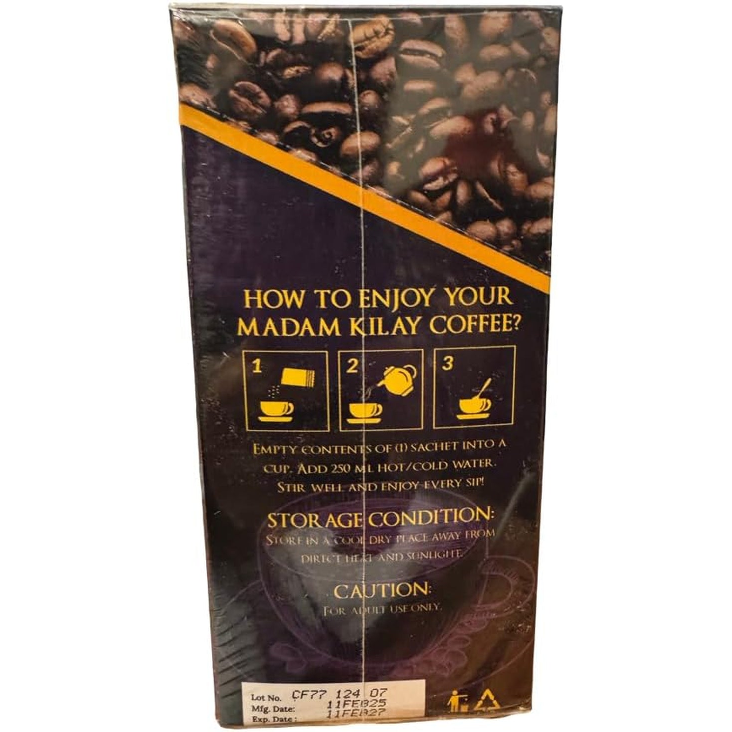 Slimming-K Coffee by Madam Kilay, Fat Burner + Collagen (21G), 10 Count (Pack of 1)