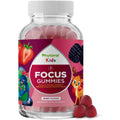 Phytoral Vegan Kids Focus Gummies - Potent Chewable Brain Support for Children - Enhances Concentration & Memory - Calming Supplements & Focus Gummies for Kids - Non-Gmo & Gluten-Free - 60 Count