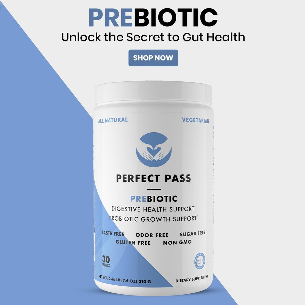 PERFECT PASS Prebiotic PHGG Partially Hydrolyzed Guar Gum 210G Powder - 100% Natural Gluten Free Non GMO - Certified Kosher Vegetarian Sugar Free