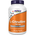 NOW Foods Supplements, L-Citrulline 750 Mg, Supports Protein Metabolism*, Amino Acid, 180 Veg Capsules