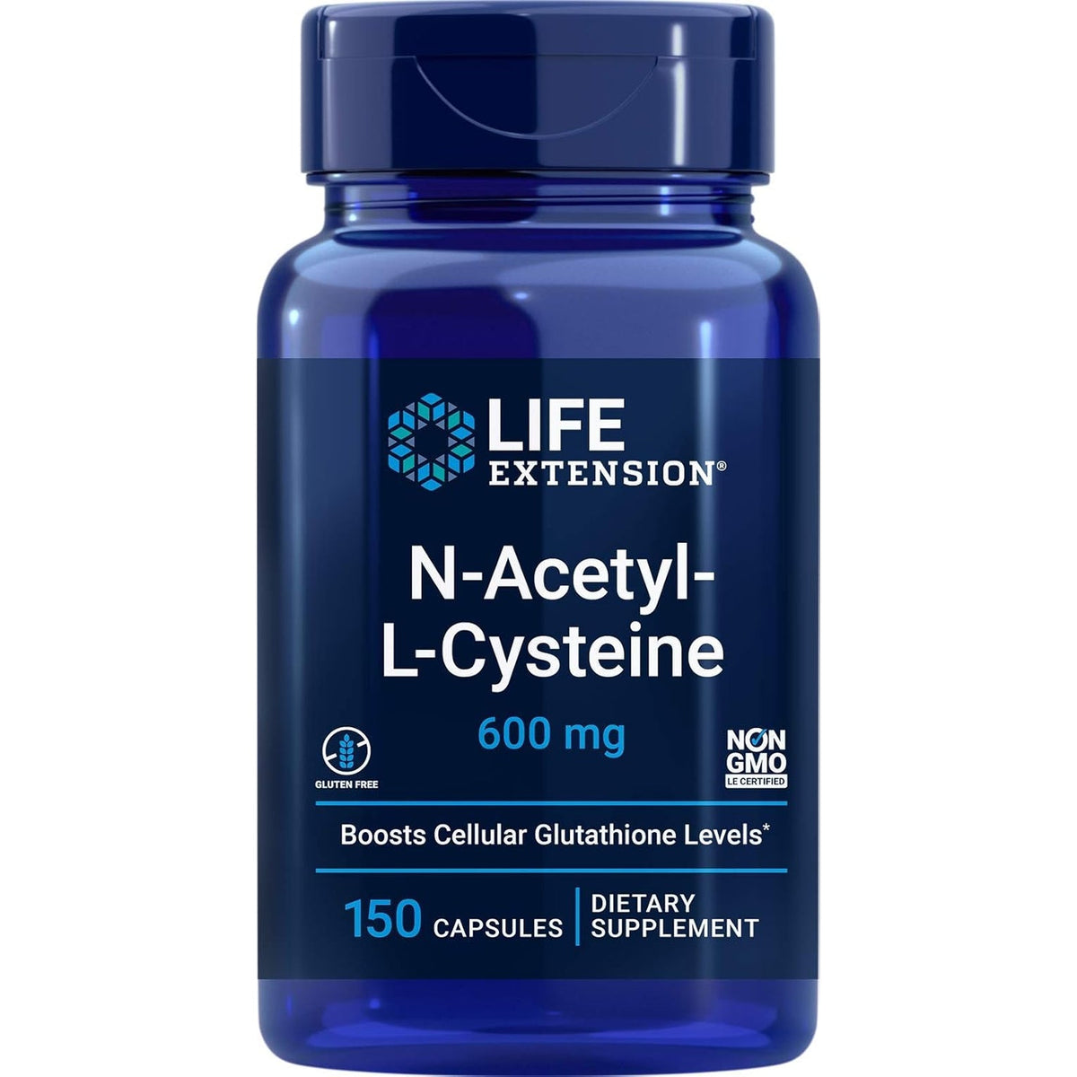 Life Extension N-Acetyl-L-Cysteine (NAC) 600Mg, 150 Capsules