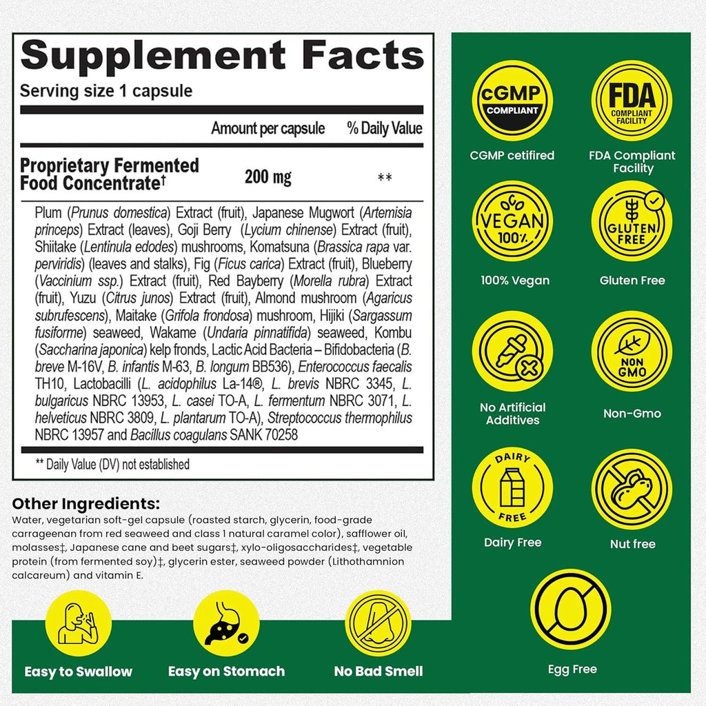 Dr Ohhira'S 3-In-1 Probiotics, Prebiotics and Postbiotics to Support Digestive Health for Men & Women | Support Complete Gut Health with Pre, Pro and Post Biotics Supplement | 100 Vegan Capsules