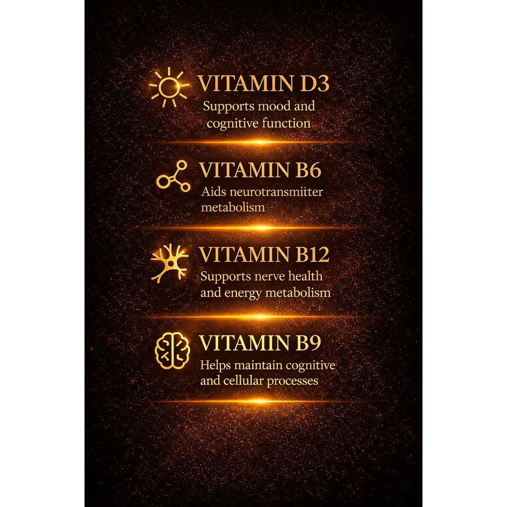 Best Brain Supplement for Memory and Focus - L-Theanine, Lion'S Main, Vitamin B6, B12, D3, Folate, L-Tyrosine, Bacopa Monnieri, Alpha GPC, Theacrine, 30Mg of Natural Caffeine (60 Count)