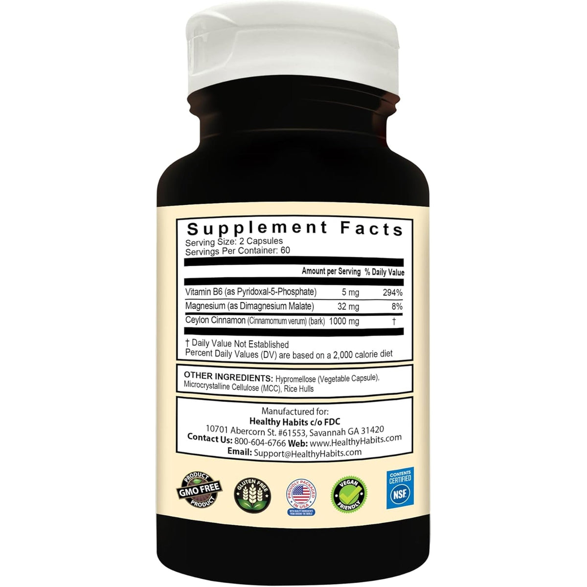 Healthy Habits Strictionbp Bottle 120 Veg Capsules
