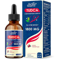 TUDCA Liver Support Drops 1800Mg - Powerful Liver Supplement with Bile Salts, NAC, Schisandra and Dandelion, Liver Detox & Repair - Fast-Absorbing, Sugar-Free, Alcohol-Free – 2 Fl.Oz