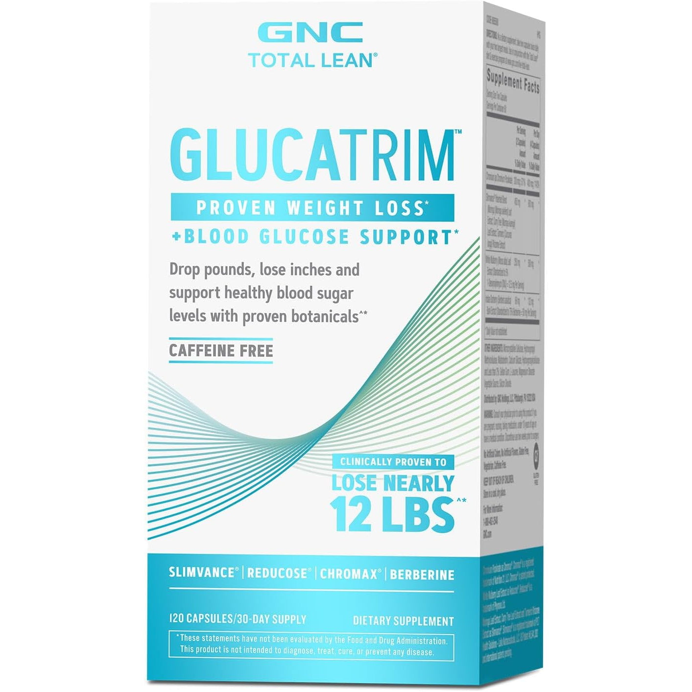 GNC Total Lean Glucatrim - 120 Capsules