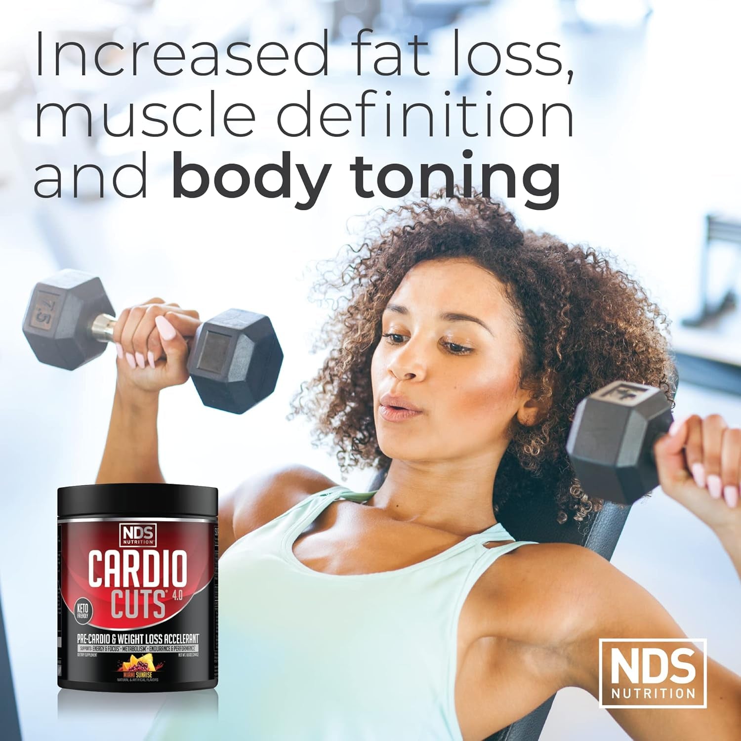 NDS Nutrition Cardio Cuts 4.0 - Miami Sunrise - 8.6 Oz.