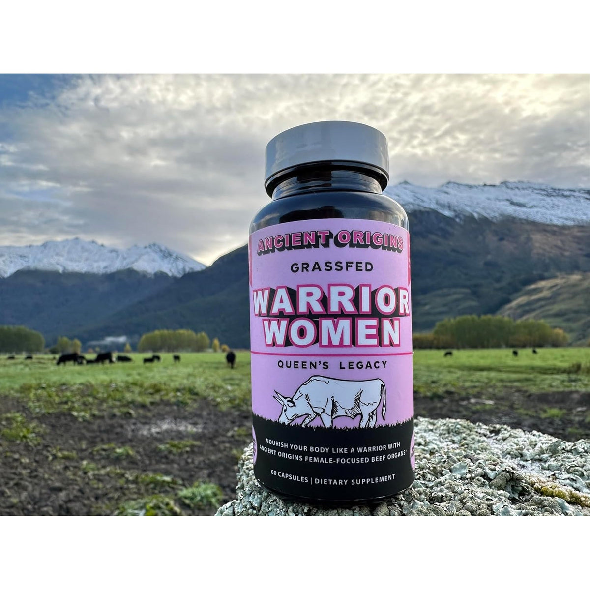 Ancient Origins Women’S Beef Organ Complex – 7 Grass Fed Organs (Liver, Heart, Colostrum & More) – Pasture Raised, Grass Finished – Balance Hormones, Boost Energy & Wellness