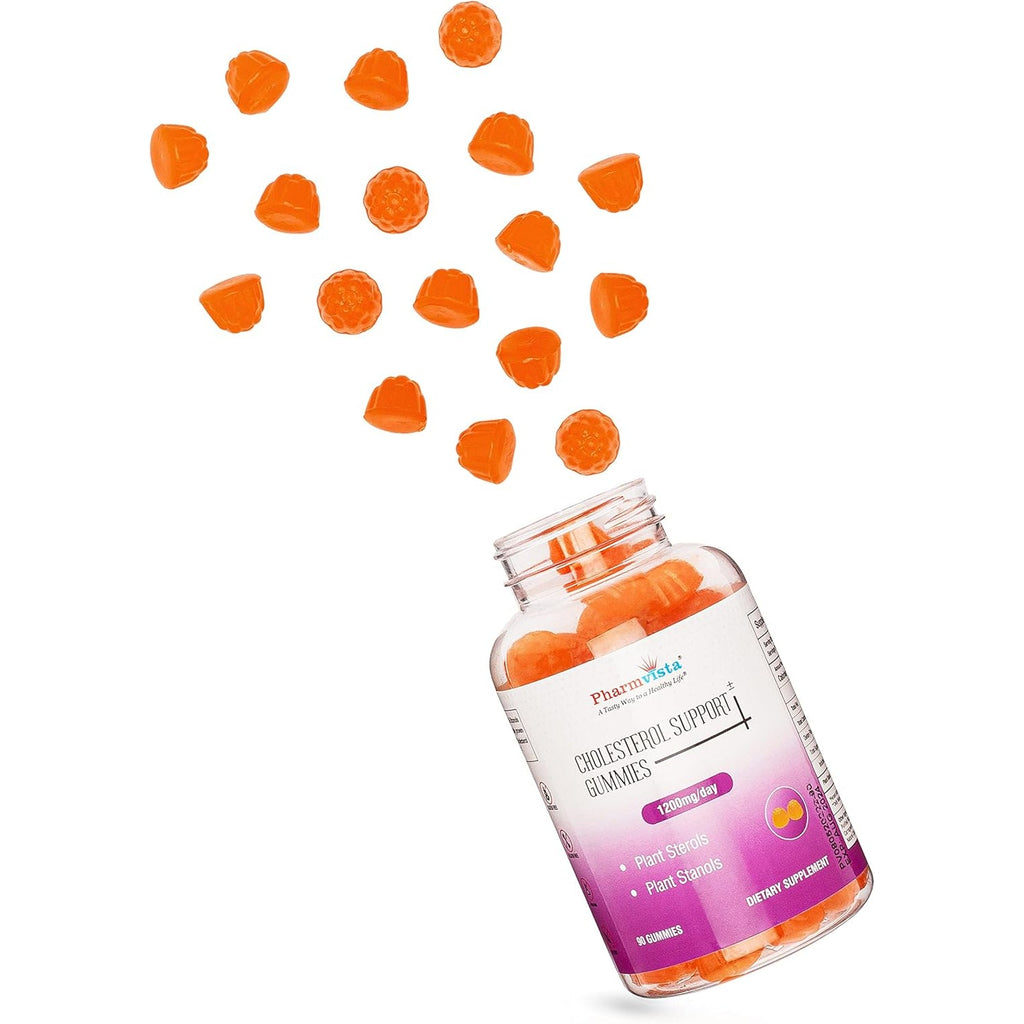 Pharmvista Plant Sterols and Stanols 1200Mg Gummy-Vegan Friendly Allergen Free Gluten Free-90 Count
