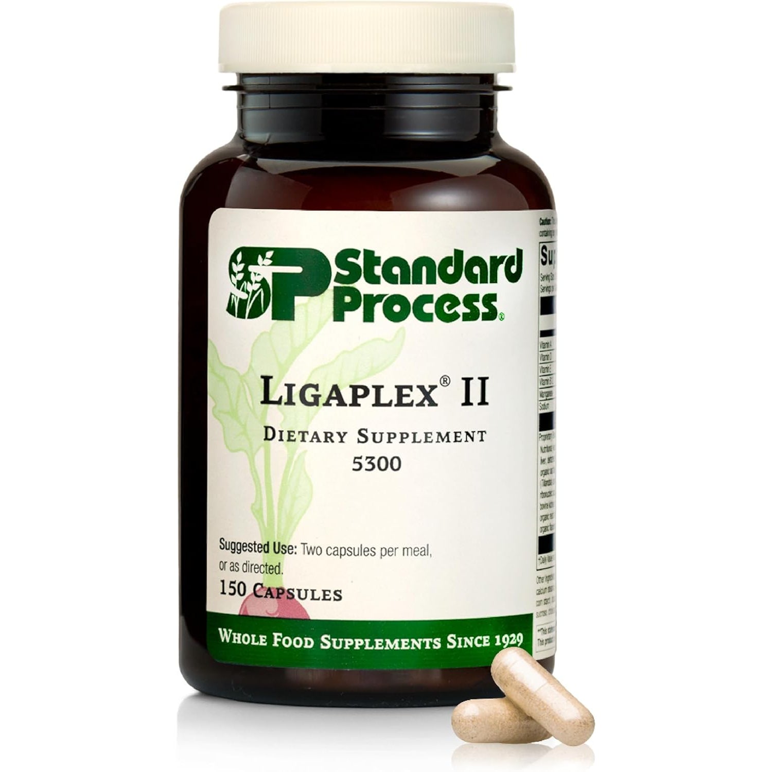 Standard Process Ligaplex II - Joint & Bone Support - Manganese Supplement with Vitamin B12, a & D - Skeletal System & Joint Support Supplement - 150 Capsules