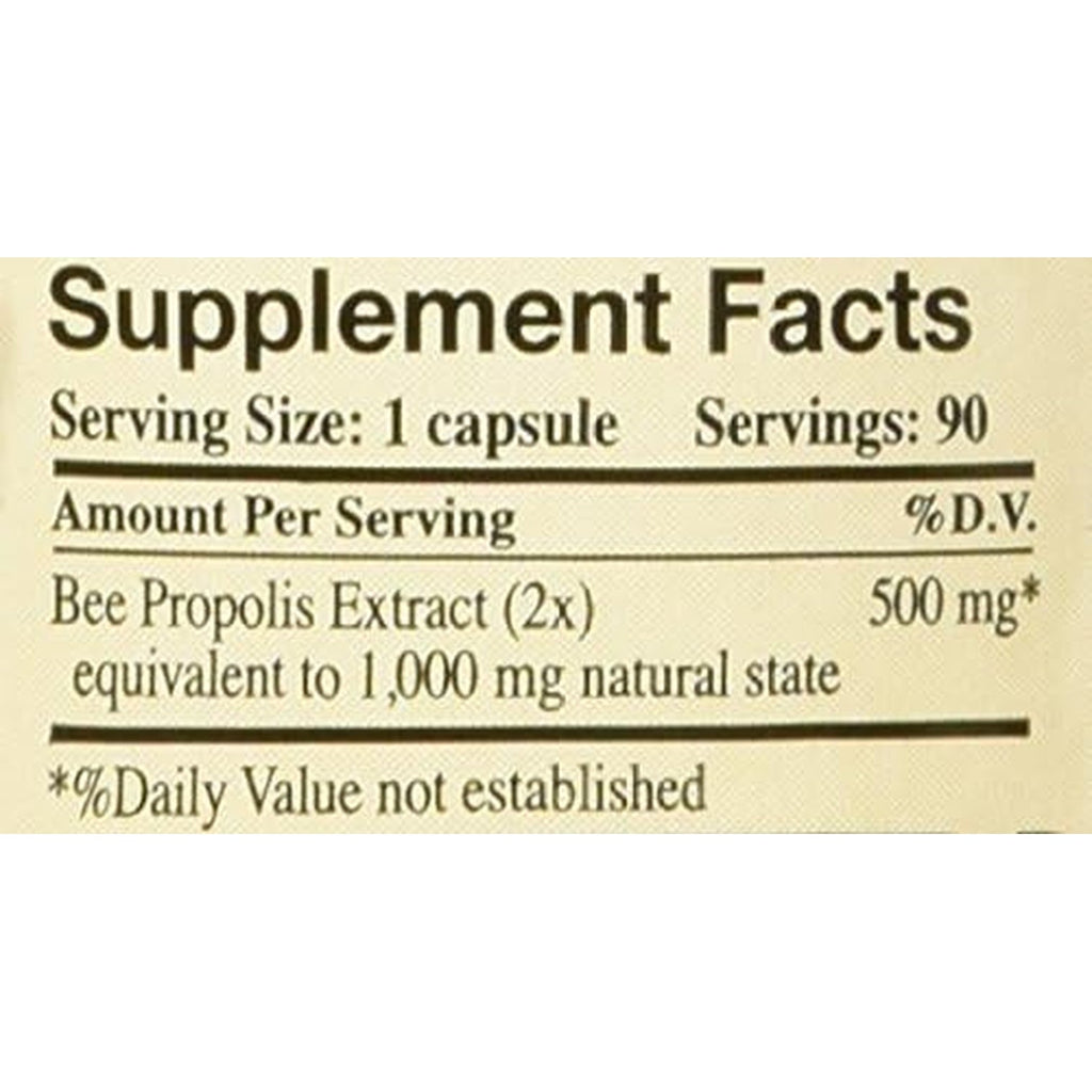 Propolis-Raw Unprocessed 1000Mg Y.S. Organic Bee Farms 90 Caps