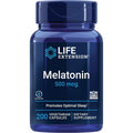 Life Extension Melatonin, 500 Mcg – Gently Promotes Sleep, Low Dose, Value Size – Non-Gmo, Gluten-Free, Vegetarian – 200 Capsules