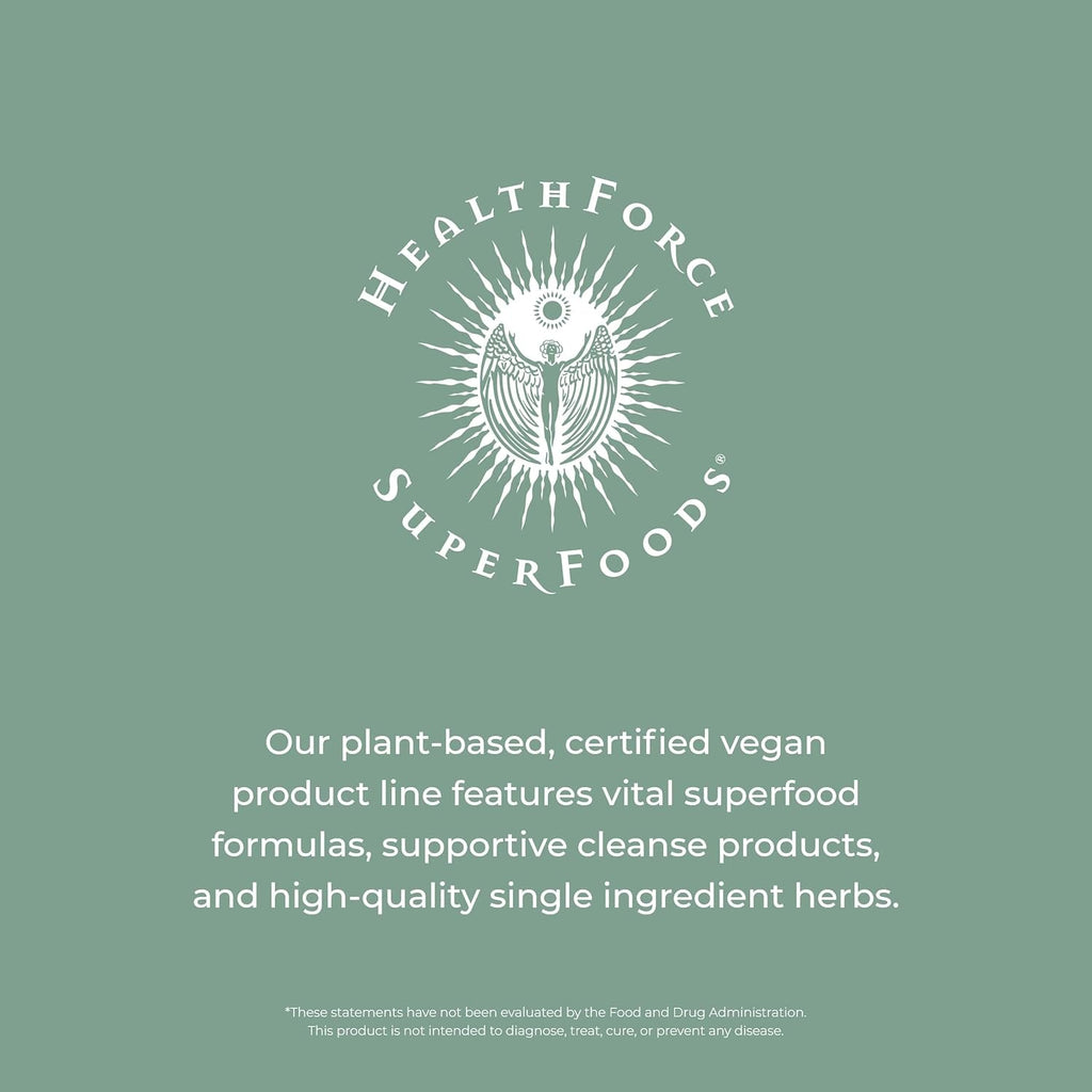 HEALTHFORCE SUPERFOODS Vitamineral Green - Mineral Supplement for Immune & Thyroid Support - Green Powder Supplement with Ingredients from the Land - Gluten-Free & Vegan - 500 Grams